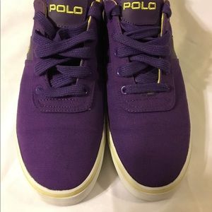 Men’s Hanford Purple Polo Ralph Lauren Sneakers Size 9D